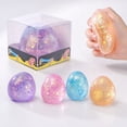 thumbnail image 4 of Aurora Colored Eggs Squishy Fidget Squeeze Toy, Daily Pressure Relieving Sensory Toy, Compact Handheld Play Toy for Kids Adults, Desktop Display and Party Favor Supply(Random Colors 1PCS), 4 of 7