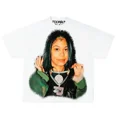 thumbnail image 3 of Camisetas de estilo hip hop con estampado de retrato de cabeza grande de moda Harajuku para mujer, camisetas de manga corta de gran tamaño con diseño INS Sense, camisetas estilo callejero americano Y2, 3 of 5