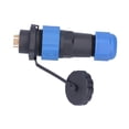 thumbnail image 1 of Enchufe impermeable IP68 Bling Bling con brida para aviación conector macho y hembra de alimentación CA 250 V 5 A SP2012 pines, 1 of 12