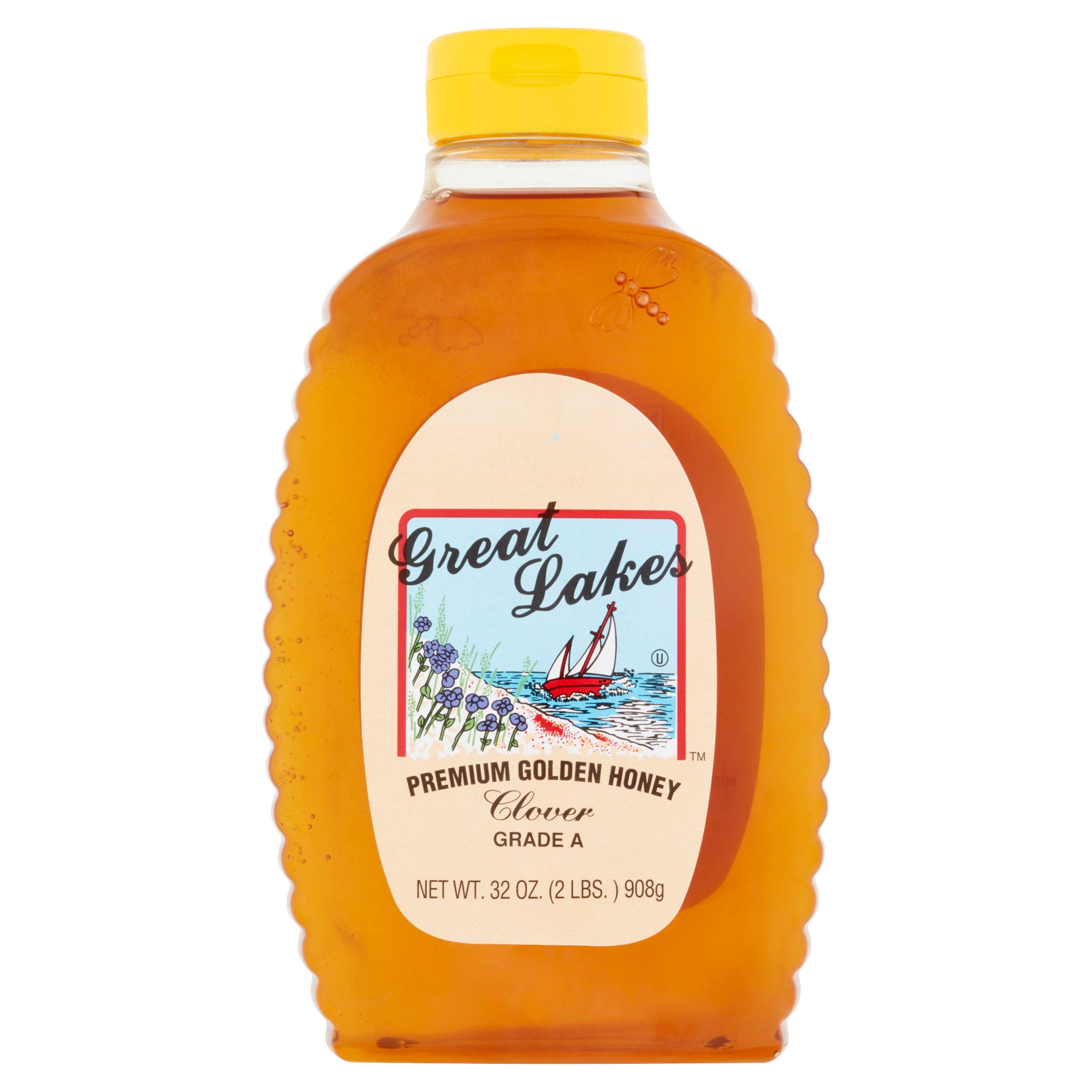 Great Lakes Premium Golden Honey Clover, 32 oz by Honeytree, Inc.