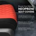 thumbnail image 2 of For 2016-2024 Honda Civic FH Group Neoprene Custom Fit Car Seat Covers Waterproof  - Front Red, 2 of 5