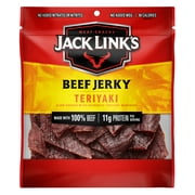 Jack Links Beef Jerky, Teriyaki, 100% Beef, 11g of Protein per Serving, 2.85 oz Bag