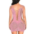 thumbnail image 2 of LSLJS Lingerie Érotique pour Femmes, Robe Tube Aguichant en Maille à Haute Élasticité, Ajourée, à Strass, Ensembles de Lingerie, 2 of 3