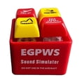 thumbnail image 3 of Aviation Cockpit Emergency Alert Keychain 4-Button Pilot & Crew Warning Sound Simulator Led Keychain Gift For Pilots & Aviation Fans(Red-1.7In)#4392, 3 of 8