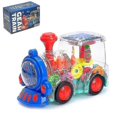 thumbnail image 2 of Tren de engranajes transparente YONGSHENG modelo eléctrico Universal caminar música luz coche de juguete, 2 of 2
