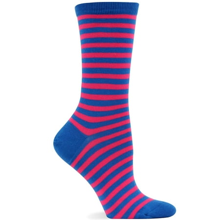 

Hot Sox Womens Originals Thin Stripe Crew Sock Women s Shoe Size 4-10.5