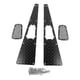 thumbnail image 3 of Conjunto de rejilla de admisión con placa antideslizante y accesorios con tuercas para tapa del capó del motor Negro, 3 of 9