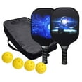thumbnail image 3 of Premium Pickleball Paddles Grip antideslizante con 4 bolas y bolsa de almacenamiento portátil para principiantes y jugadores avanzados, 3 of 9