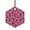 Hexagon, variant on Hirioo Orchids Flowers for Acrylic Christmas Pendant Hanging Christmas Tree Ornaments, Car, Home, Office Gift Decor-Hexagon