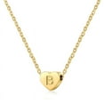 thumbnail image 2 of Collar de acero inoxidable con letras de amor para mujer, estilo minimalista, con forma de corazón, collar sexy, 2 of 5