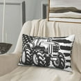 thumbnail image 5 of Uemuo American Tractor Print Throw Pillow Case – Cozy & Soft Cushion Cover, Hypoallergenic Pillow Case for Sleeping, Perfect for Women with Envelope Closure-16"x24", 5 of 6