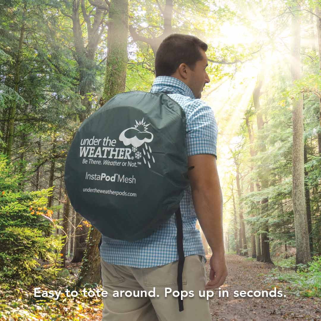 Under the Weather Instapod Mesh Instant Pop Up Personal Canopy