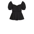 thumbnail image 2 of City Chic Women's Plus Size Quirky Top - Black, 2 of 5