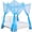 Blue, variant on 4 Corner Hanging Bed Canopy Net, Decorative Bed Curtain Mosquito Netting, Universal Fit Twin Full Queen King Size For Bedroom & Outdoor Use