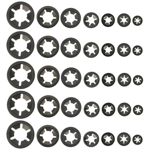 Locking Washers 210pcs Carbon Steel Internal Tooth Plum Washers Quick Speeds Locking Washers