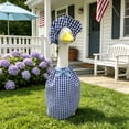 thumbnail image 6 of AuroraX Porch Goose Summer Outfit 17-19 In Porch Goose Clothes Set 23" Checked Dress Front Porch Goose 23 inch Clothing Fall Summer Seasonal Decor, 6 of 6