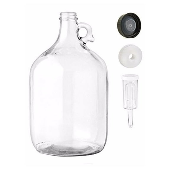 1Gallon Jug With Econolock, Polyseal Lid, 38 mm Screw w/ hole