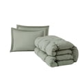 thumbnail image 6 of TRULY SOFT Oversized Puffer Green King 3 Piece Comforter Set, Solid Color Themed, Oeko-TEX Certified Confidence, 6 of 10
