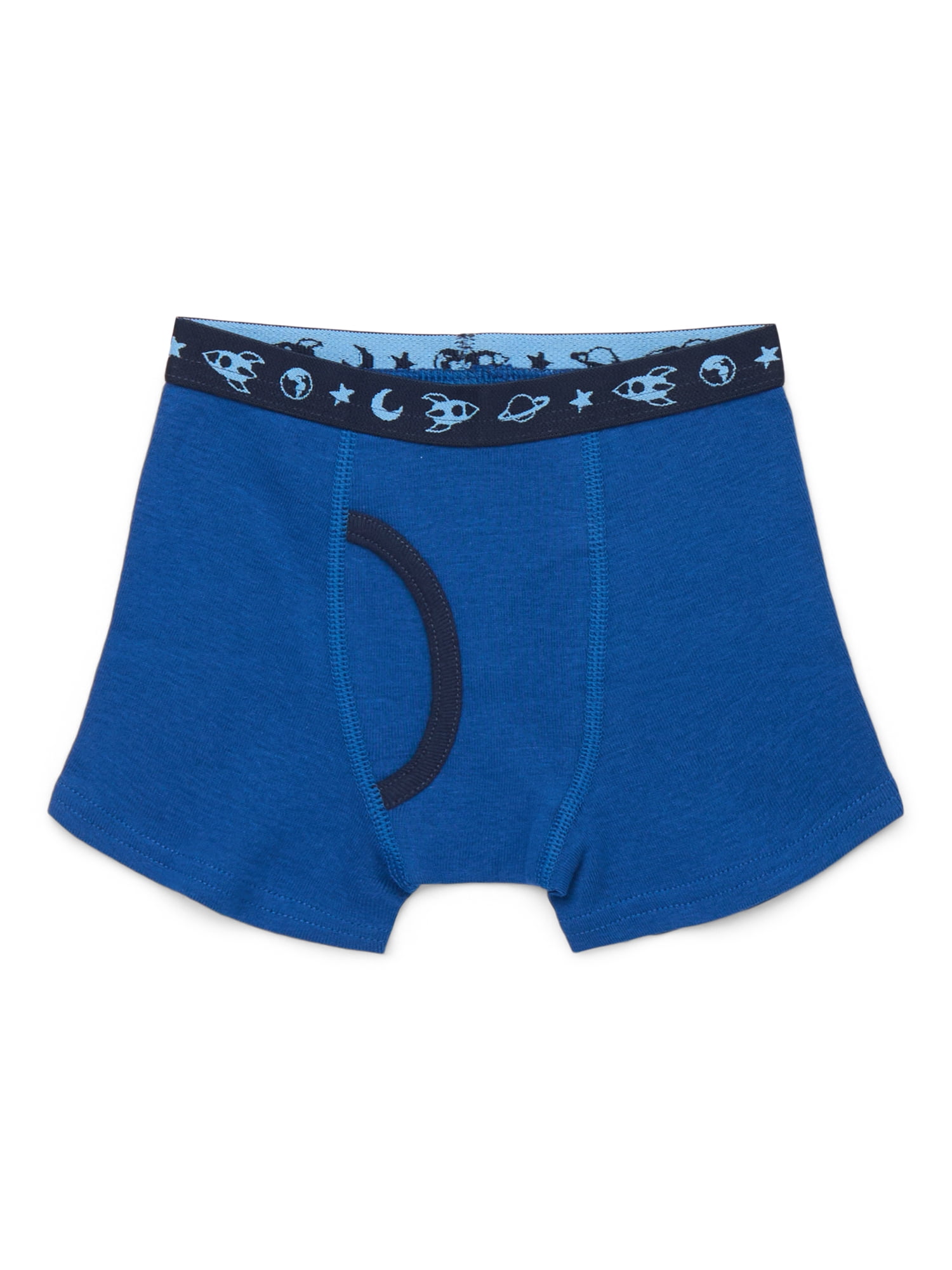 Wonder Nation Toddler Boys Cotton Boxer Brief Underwear, 6-Pack, Sizes 2T-5T