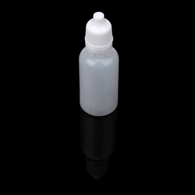 Botellas de Plástico Vacías 100PCS 20ml Cuentagotas Yellow Tong