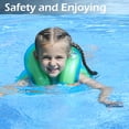 thumbnail image 5 of Floaties Swim Vest for Kids,Portable Inflatable Pool Floats Swimming Ring with Adjustable Safety Buckle, Double Surround Air Bag,Child 33-50 lbs,Green, 5 of 7