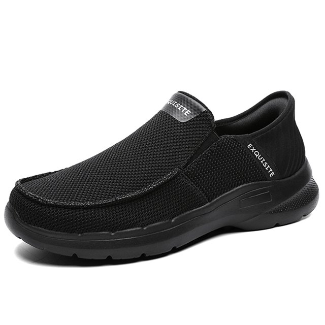 Zapatos Deportivos Casuales Mocasines Malla para Hombres Manos Libres Transpirables Padres Mayores