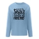 thumbnail image 4 of Sudadera de gran tamaño con estampado de letras y texto divertido para mujer, cuello redondo, manga larga, suelta, blusa individual Fridja hkj2056, 4 of 5