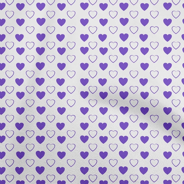 oneOone Velvet Violet Fabric Poker Card Craft Project Decor Fabric Printed by The Yard 58 Inche Wide-7426