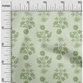 thumbnail image 2 of oneOone Cotton Poplin Light Green Fabric Watercolor Sewing Material Print Fabric By The Yard 42 Inch Wide, 2 of 4