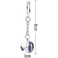 thumbnail image 3 of Porte-clés 12 Constellations Signe du Zodiaque Pendentif en Verre Rond Porte-Clés Zodiaque Porte-Clés 12 Constellations Cadeau (Libra), 3 of 7
