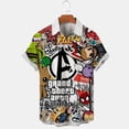 thumbnail image 1 of New Anime Mickey Mouse Donald Duck Men's T-Shirt 3D Printing Summer Disney Casual Simple High Quality Shirt Hawaiian T-Shirt Top3XL Gao Jinjia LED, 1 of 2