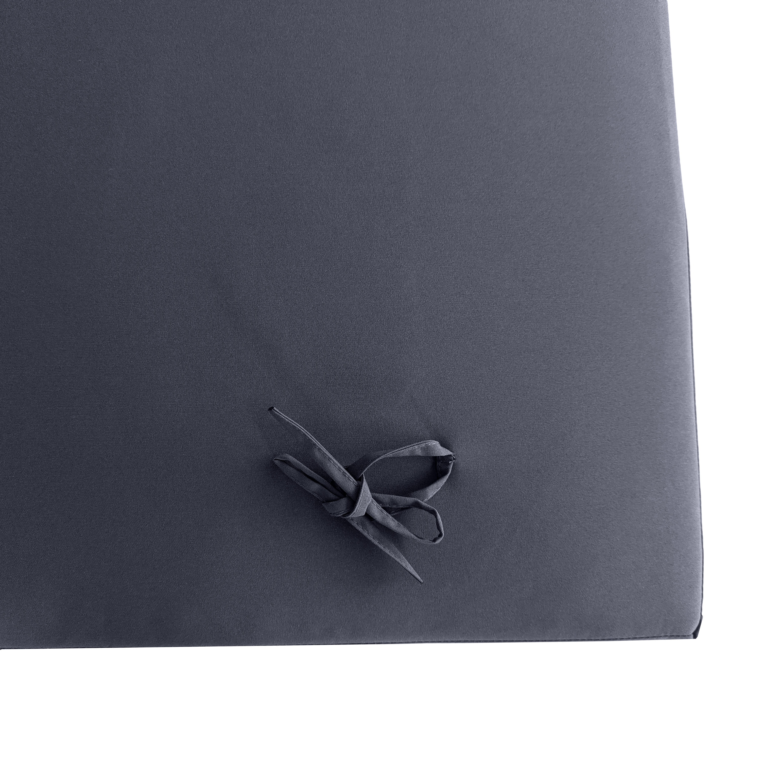 Outdoor Chaise Lounge Replacement Cushion Only, 27.75×76.25×4 Inch Water Resistant PU Foam Patio Recliner Pad with Hook & Loop Fastening Ties