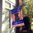 thumbnail image 2 of Carolines Treasures BB3001CHF Patriotic USA Pug Black Flag Canvas House Size, 2 of 4