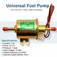Universal Electric Inline Fuel Pump 12V For Lawn Mowers Small Engine