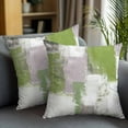 thumbnail image 2 of Decorative Throw Pillow Covers 16x16 Inch Set of 2 Sage Green Gray Block Home Decor Pillow Cases for Couch, Abstract Art Cushion Case for Living Room Bedroom Bed Car Chair, 2 of 9