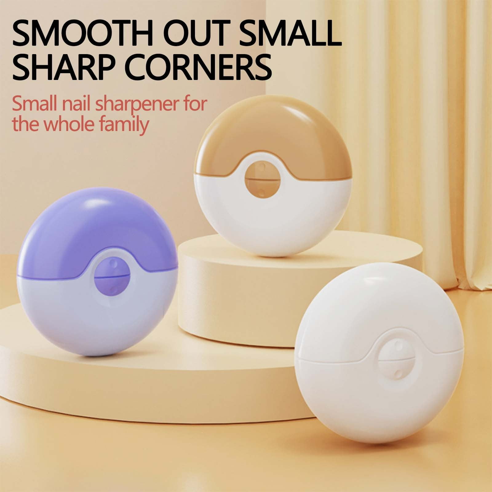 White Automatic Nail Clipper With Light For Safe And Easy Trimming