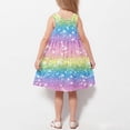 thumbnail image 4 of JUSLIO Girls A Line Dress with Pockets Crew Neck Sleeveless Casual Dresses Size 3 Y, 4 of 7