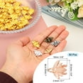 thumbnail image 2 of Uxcell 50 Pcs Charm de Abeja de Aleación, Oro Rosa, 0.6 x 0.8 Pulgadas, 2 of 3