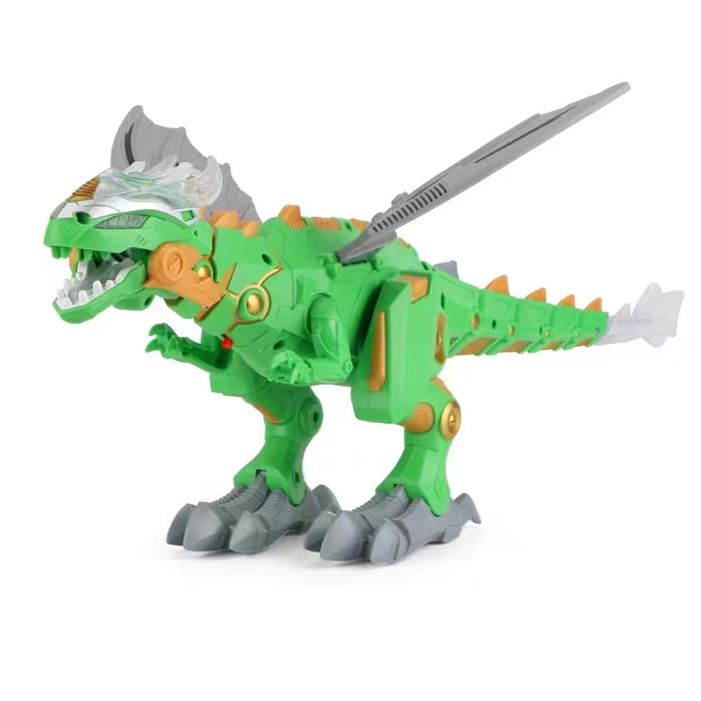 Godderr Kids Toddlers Electric Dinosaur Toys with Roaring Sound Walking Fire Spraying Dinosaur Toys for Kids Toddlers Baby Boys Girls 3-12 Years