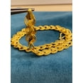 thumbnail image 2 of 22K Certified Solid Yellow Gold Dubai Rare Design Unisex Link Bracelet, 2 of 13