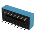 thumbnail image 1 of 10 Pcs 2.54mm Pitch 8 Positions 16 Pin Blue DIP Switch 8P, 1 of 5