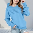 thumbnail image 2 of Tqyyweavej Girls Sweatshirt Kids Casual Sweatshirts Soft Crewneck Pullover Kids Clothing Girls Loose Fit Long Sleeve Shirts (Ages 2-14), 2 of 6