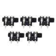 thumbnail image 1 of 5Pcs 6.35mm 4P Stereo Socket 6.5mm Input Stable Transmission Easy Operation For Microphone Electric Guitar, 1 of 8