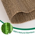 thumbnail image 6 of Allesin zen No Drill Cordless Bamboo Roman Shade, 20"W x 64"H, Brown, 6 of 9