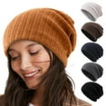 thumbnail image 4 of Generic Ladies Vintage Style Knit Beanie Women'S Elegant Winter Cable Knit Cap Headwear Womens Winter Hat Warm Cable Knit Hats Soft Stretch Thick Cute Knitted Cap For Cold Weather, 4 of 5