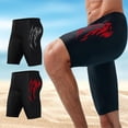 thumbnail image 4 of Ticikt Swim Jammers for Men, Racing Training Swimsuit, Quick Drying Durable Resistant Endurance Mens Swim Suit Swimwear Pant,Color:Grey,5XL, 4 of 5