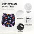 thumbnail image 6 of Haiem Cartoon Dinosaur Women's 2 in 1 Running Shorts - Lightweight Athletic Workout Gym Yoga Breathable Sports Shorts Liner with Phone Pockets-, 6 of 9