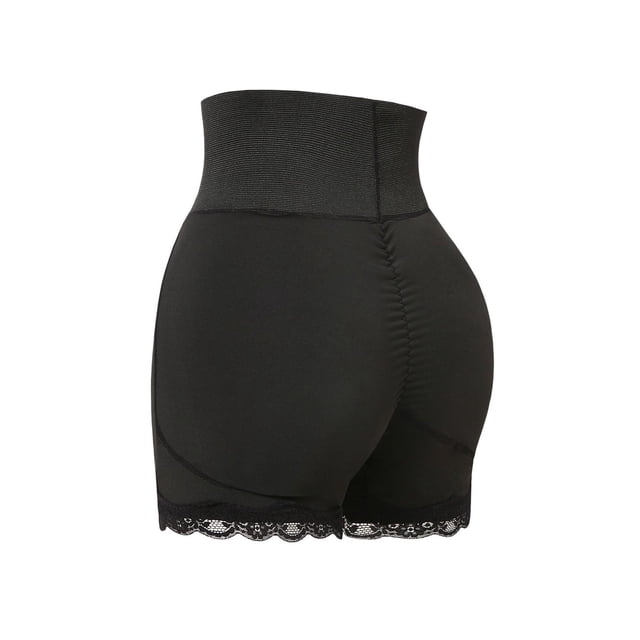 Fajas moldeadoras de cintura media para mujer, con encaje, para abdomen y cadera, cómodas, transpirables, ropa interior