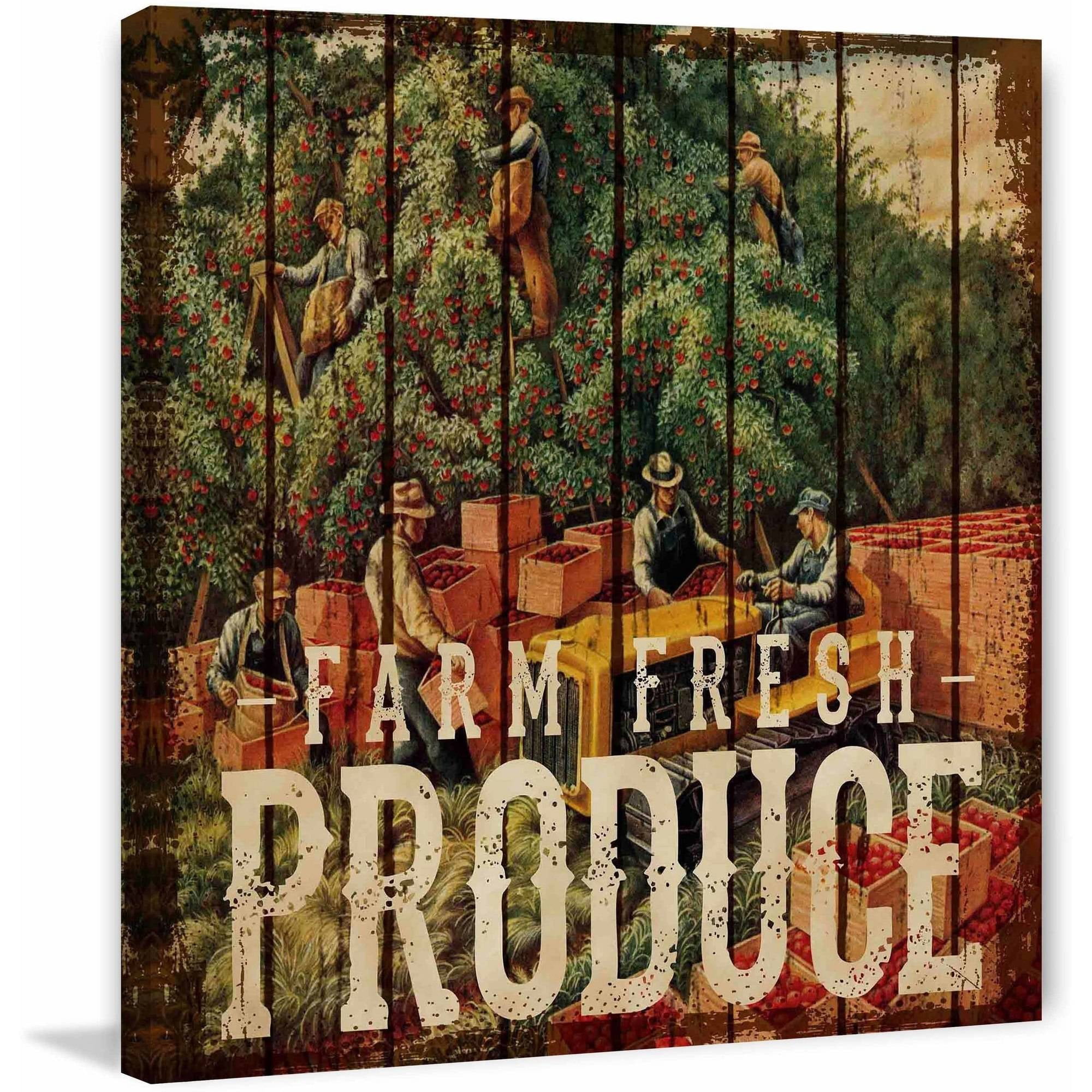 Marmont Hill "Franklin Farmers Market" Painting Print on Canvas