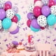 thumbnail image 3 of Globos de látex GRESATEK de 30 cm con estampado de patas de perro, morado, rosa y azul, 3 of 7
